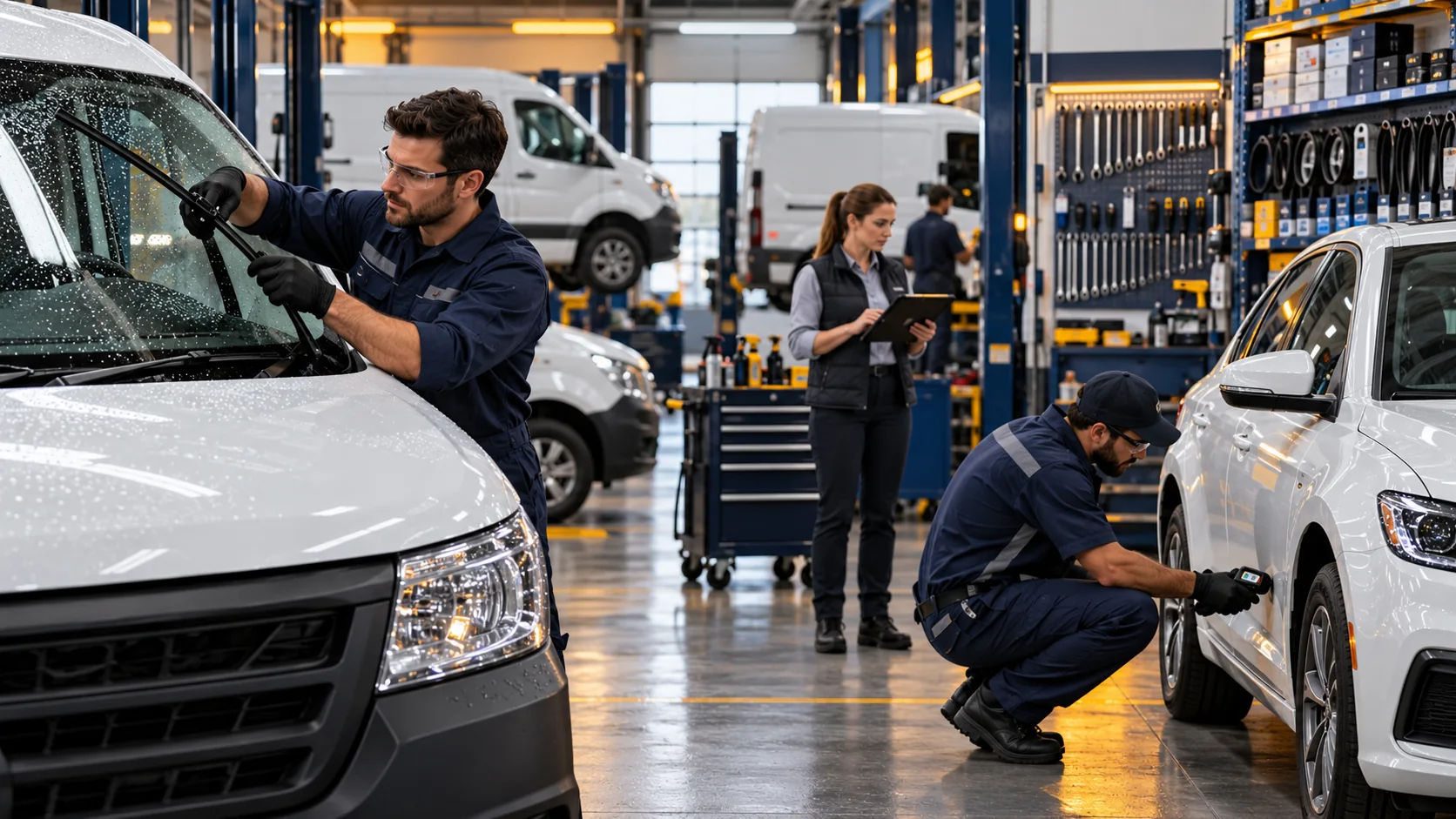 Automotive systems in fleet, workshop and project applications